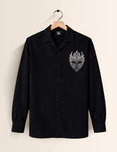 Dark Knight Printed Embroidery Full Sleeve Shirt - XPST
